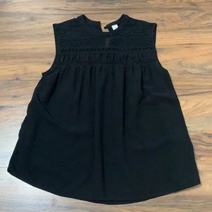Old Navy Black Sleeveless S Top